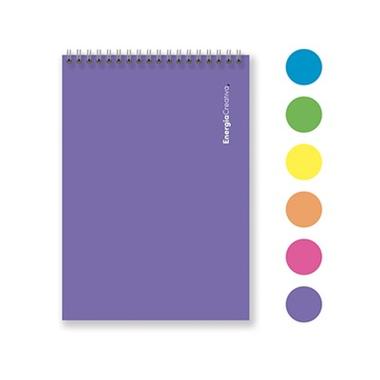 Blocco notes c/spirale fluo a5 5mm