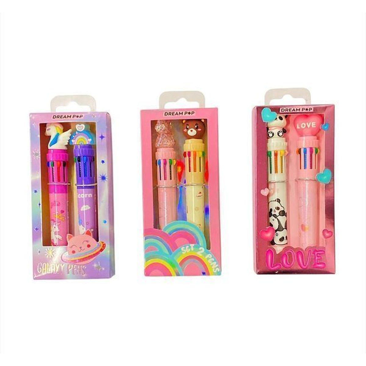 Box assortito set 2 penne multicolor tri- coastal kids dream