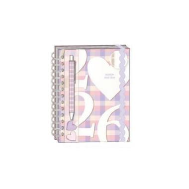 STICKY NOTES CON PENNA \n18 MONTH SPIRAL DAILY AGENDA 25/26 MODELLO 1