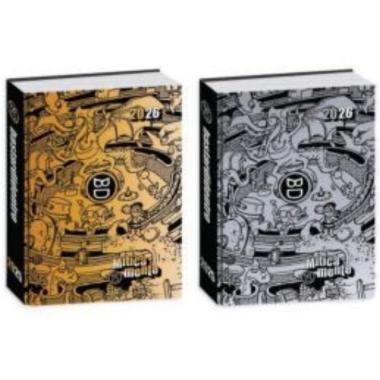 Diario pocket 16m bastardi dentro gold & silver