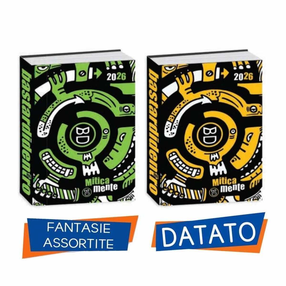 Diario pocket 16m bastardi dentro superspecial fluo