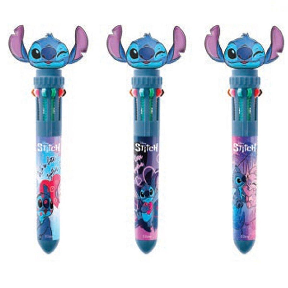 Display 24 penna multicolor stitch con topper