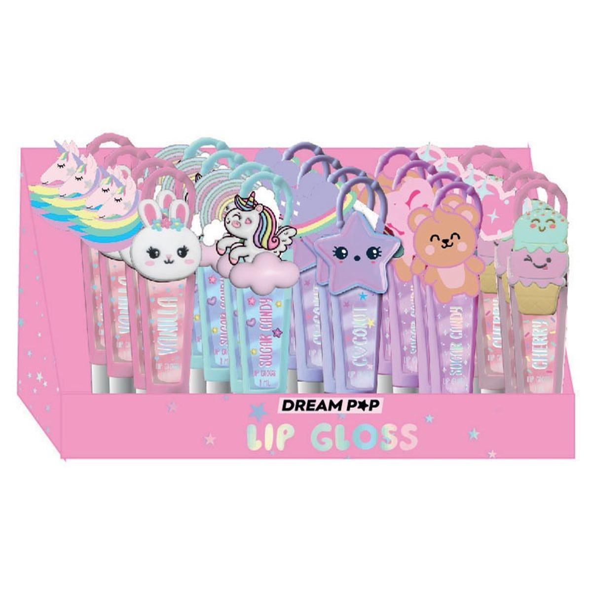 Kit con display lip hangable gloss 20 pz tri- coastal dreampop