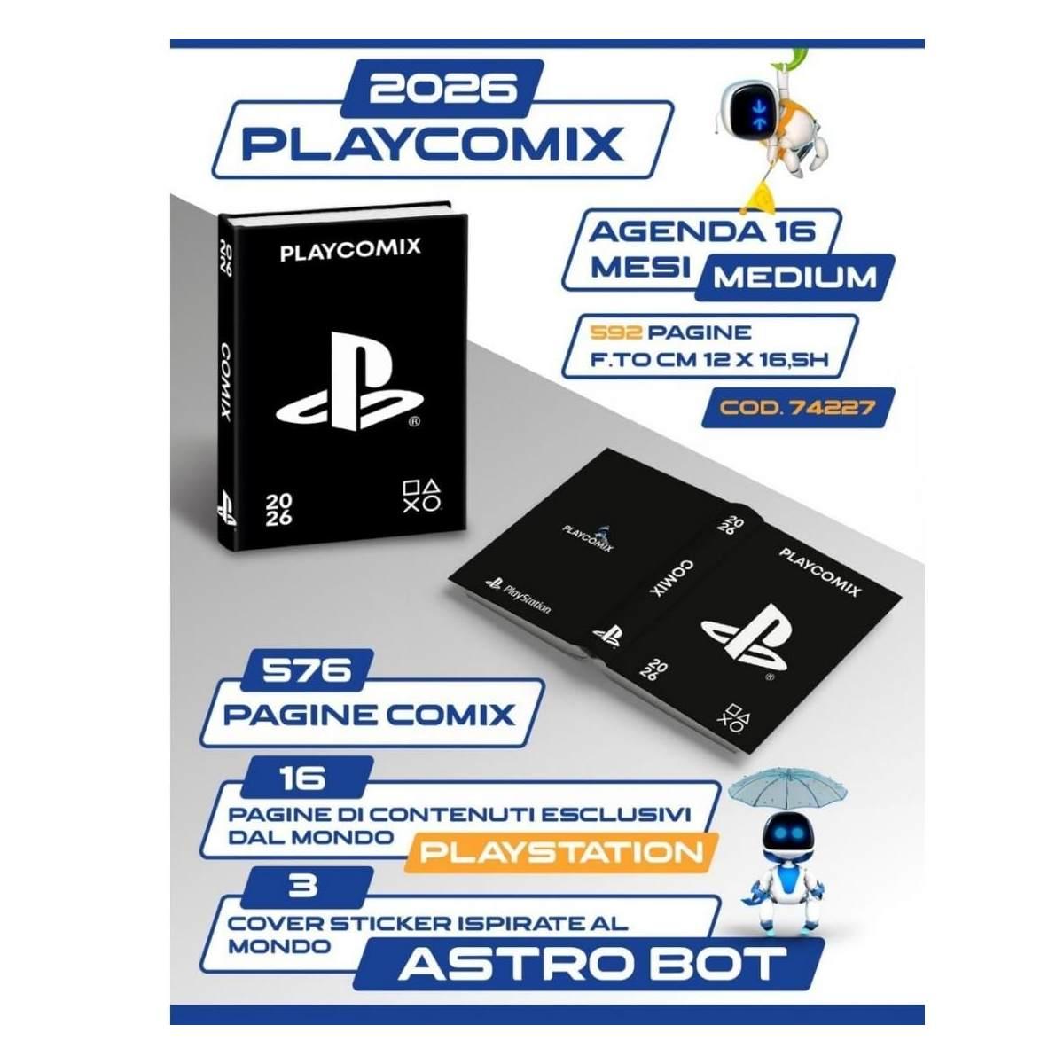 Diario 16 mesi comix play medium 25