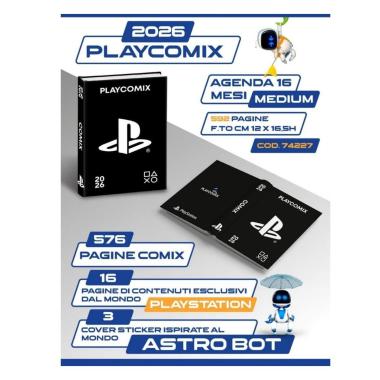 Diario 16 mesi comix play medium 25