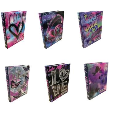 Diario pocket 12m #r seven datato cartotecnica girl