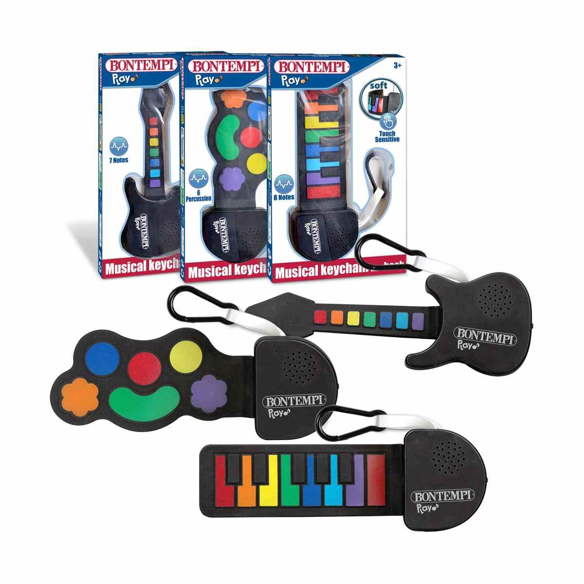 Portachiavi assortiti (chitarra-drum-tastiera)