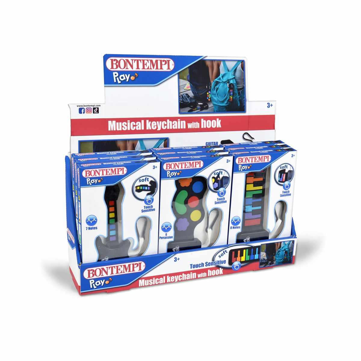 Portachiavi assortiti (chitarra-drum-tastiera)