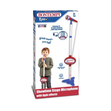Microfono da palco con effetto luci