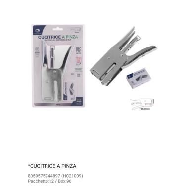 Cucitrice a pinza alto spessore +  punti