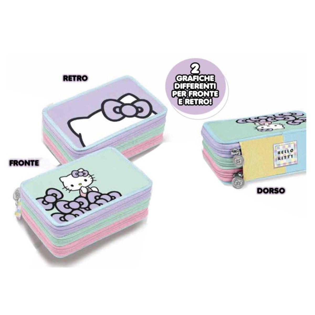 Astuccio 3zip hello kitty 25