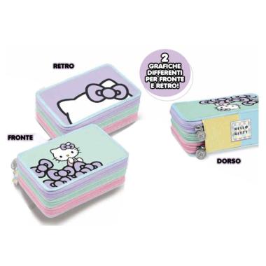 Astuccio 3zip hello kitty 25