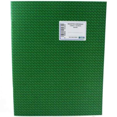 Reg. carico scarico bovini 23 pag num f.to 31x24,5