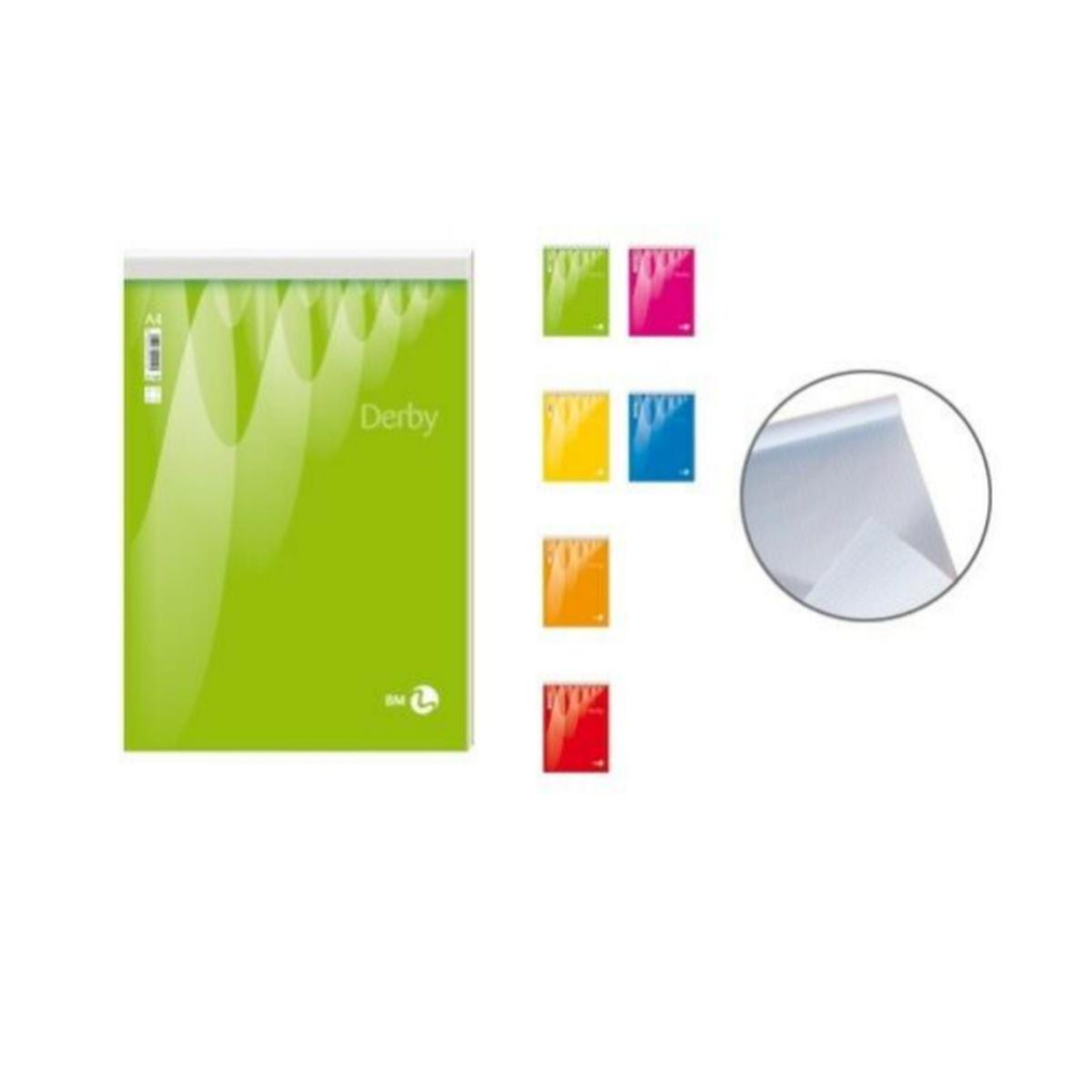 Blocco notes derby a4 fg70 bianco