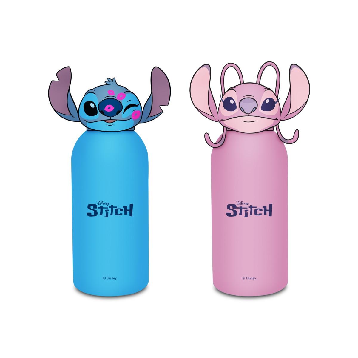 Borraccia lilo & stitch tappo sagomato 350ml