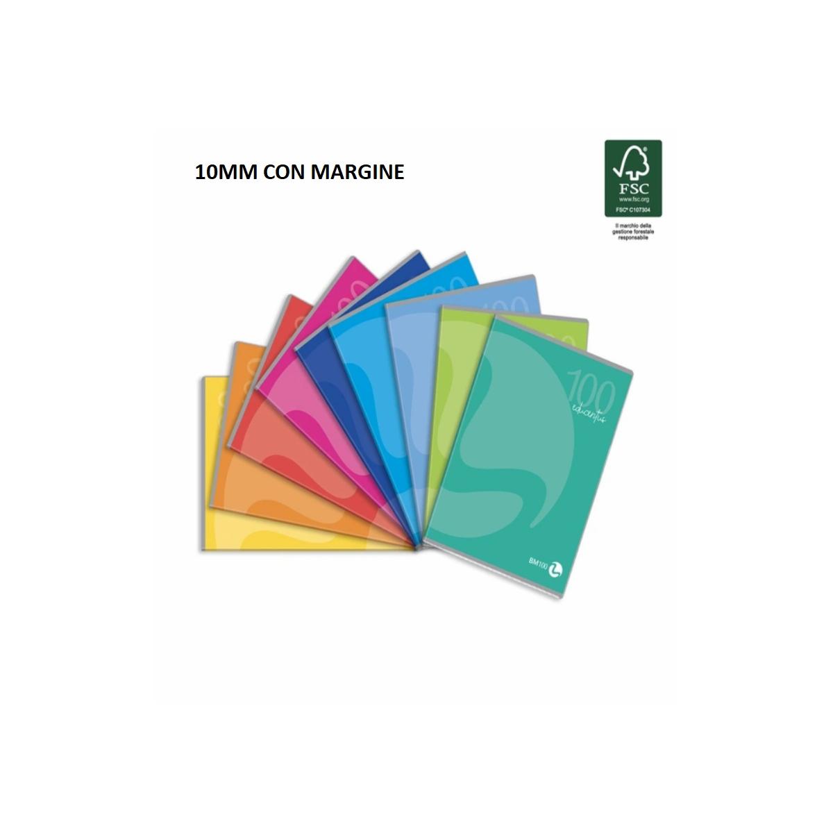 Maxi didattico educentus 100gr 72+r 10mm con margine