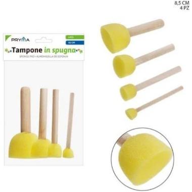 Set 4 tamponi in spugna  ass