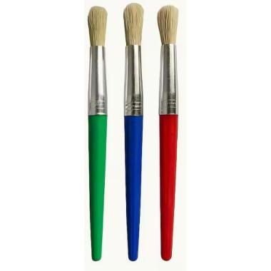 Set 3 pennellotti punta tonda