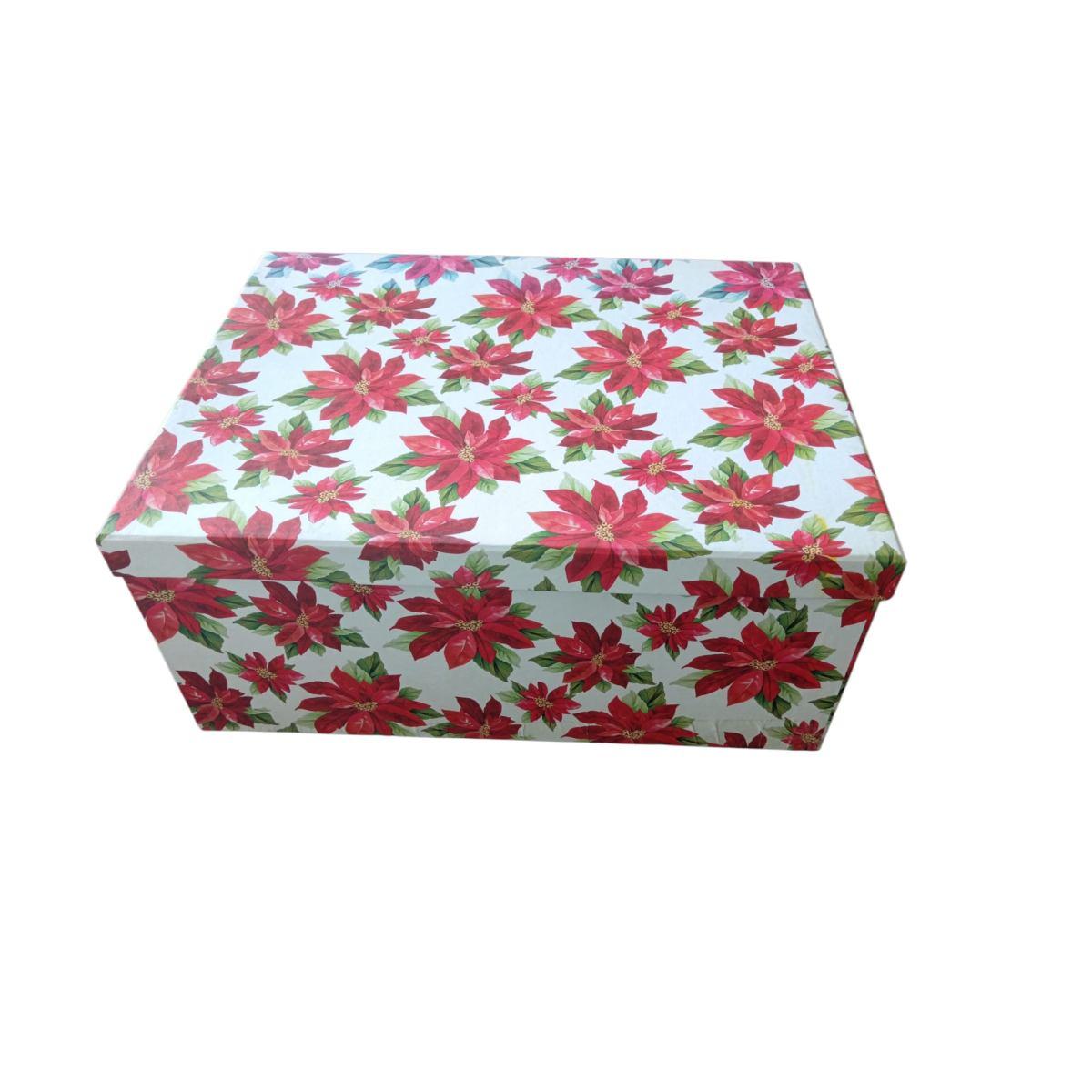 Set 10 scatole rettangolari stella di natale