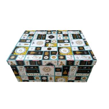 Set 10 scatole rettangolari calendario