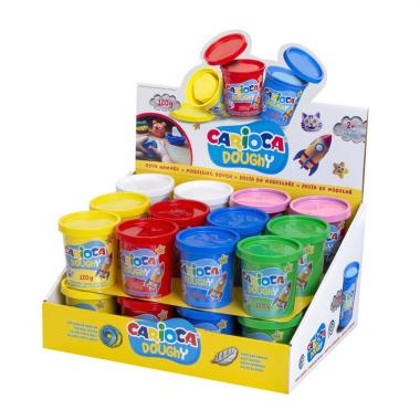 Carioca pasta da modellare doughy 24x120gr in esp