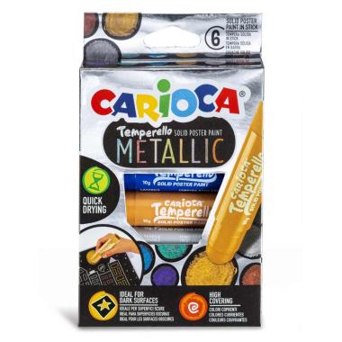 Carioca temperello metallic da 6pz