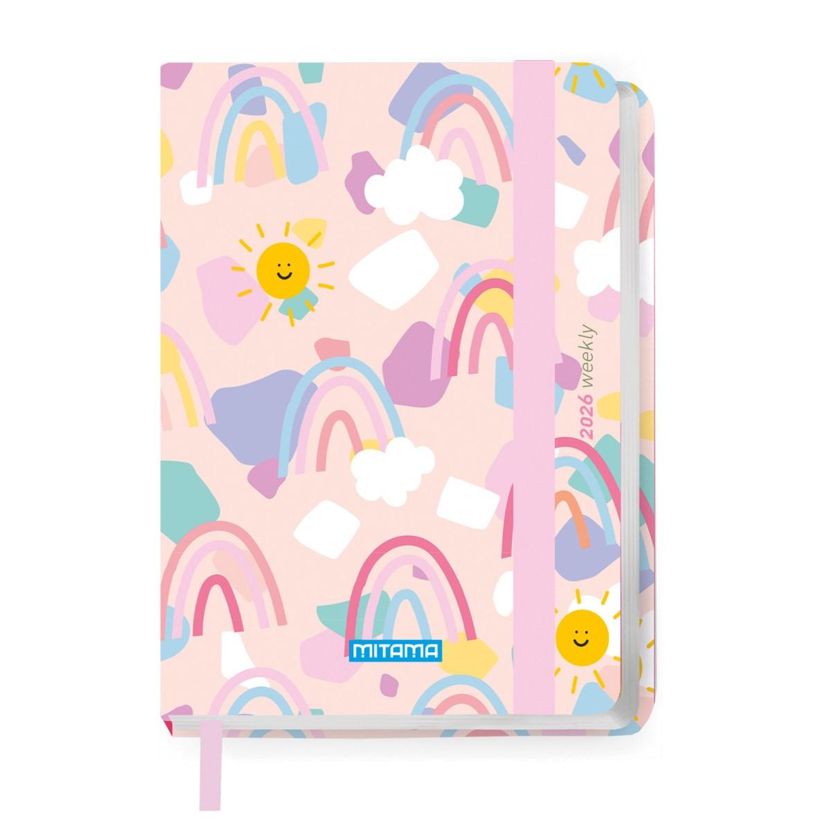AGENDA BIGIORNALIERA 12 MESI MITAMA 8X11 c/elastico