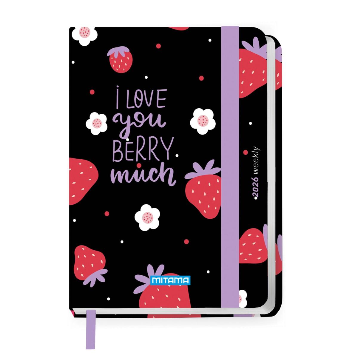 AGENDA BIGIORNALIERA 12 MESI MITAMA 8X11 c/elastico