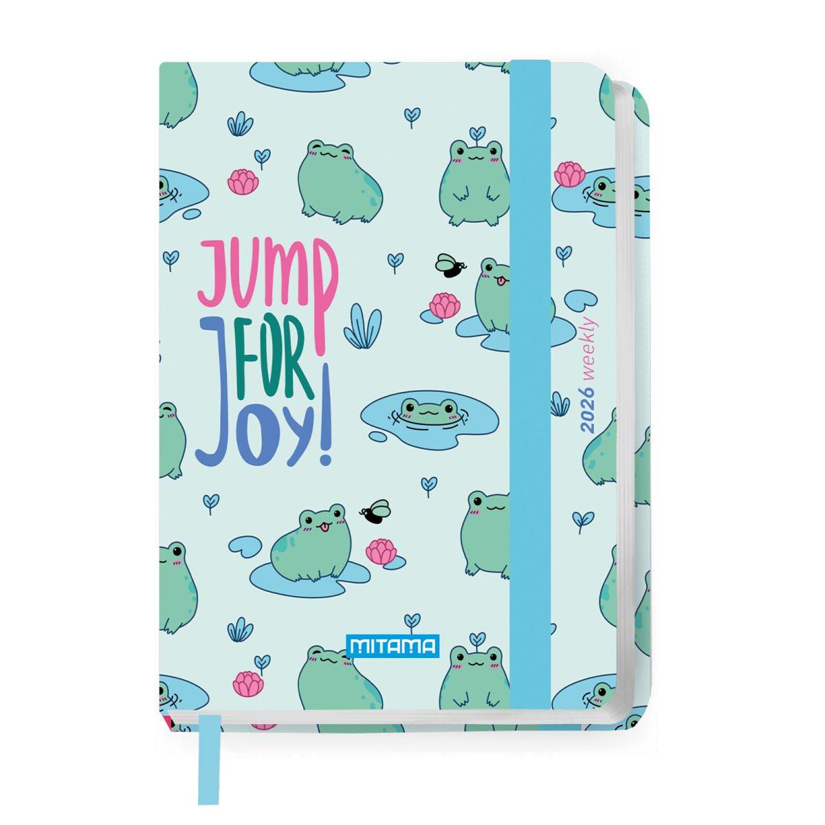 AGENDA BIGIORNALIERA 12 MESI MITAMA 8X11 c/elastico