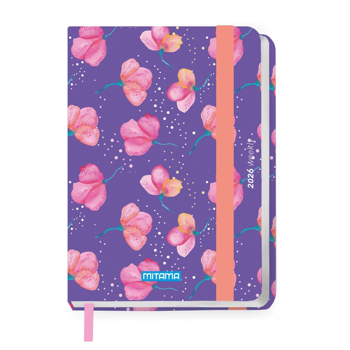 AGENDA BIGIORNALIERA 12 MESI MITAMA 8X11 c/elastico