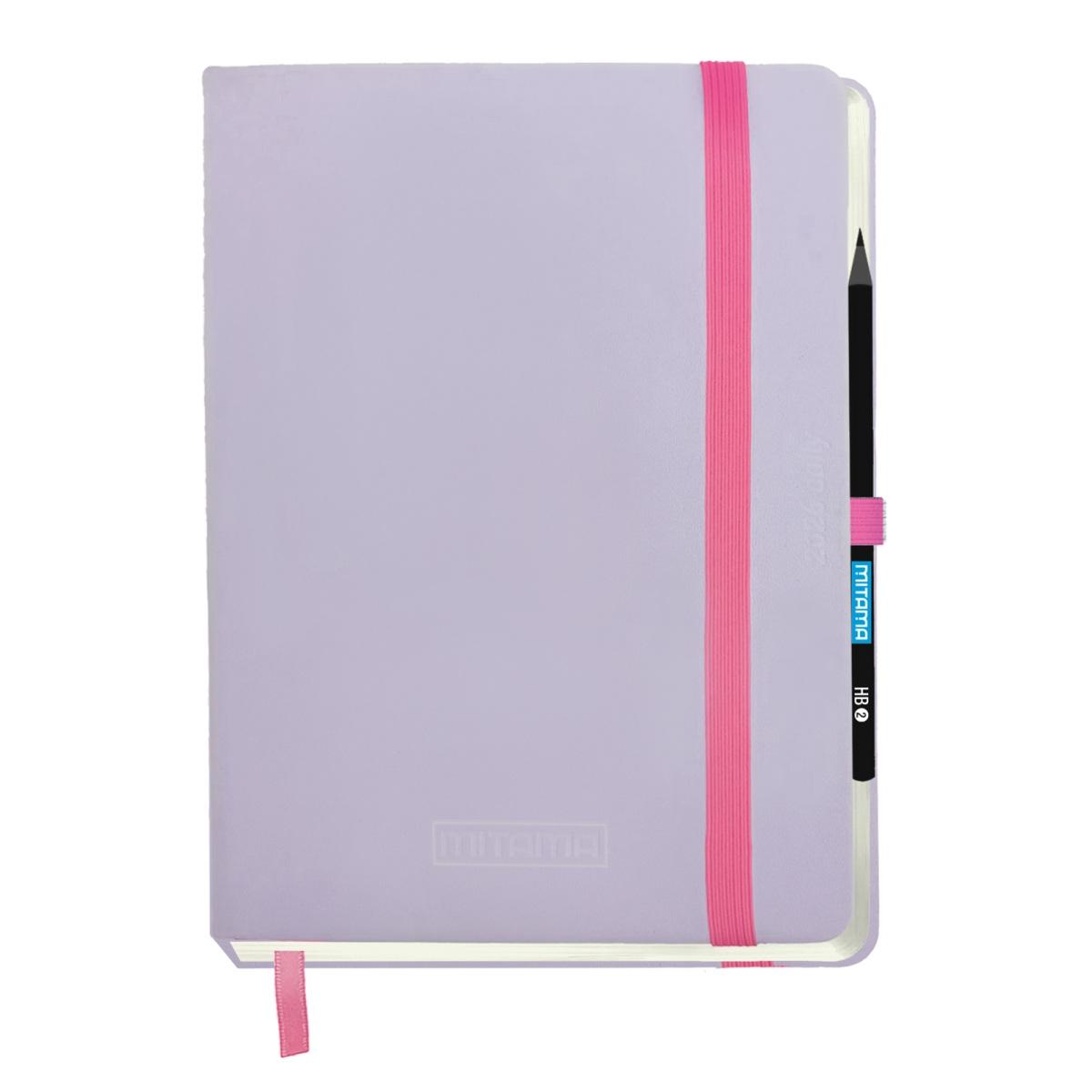 AGENDA SETTIMANALE 18 MESI MITAMA 15X21 c/elastico matita e adesivi