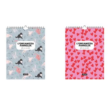 Calendario della famiglia mensile 2026 30x40