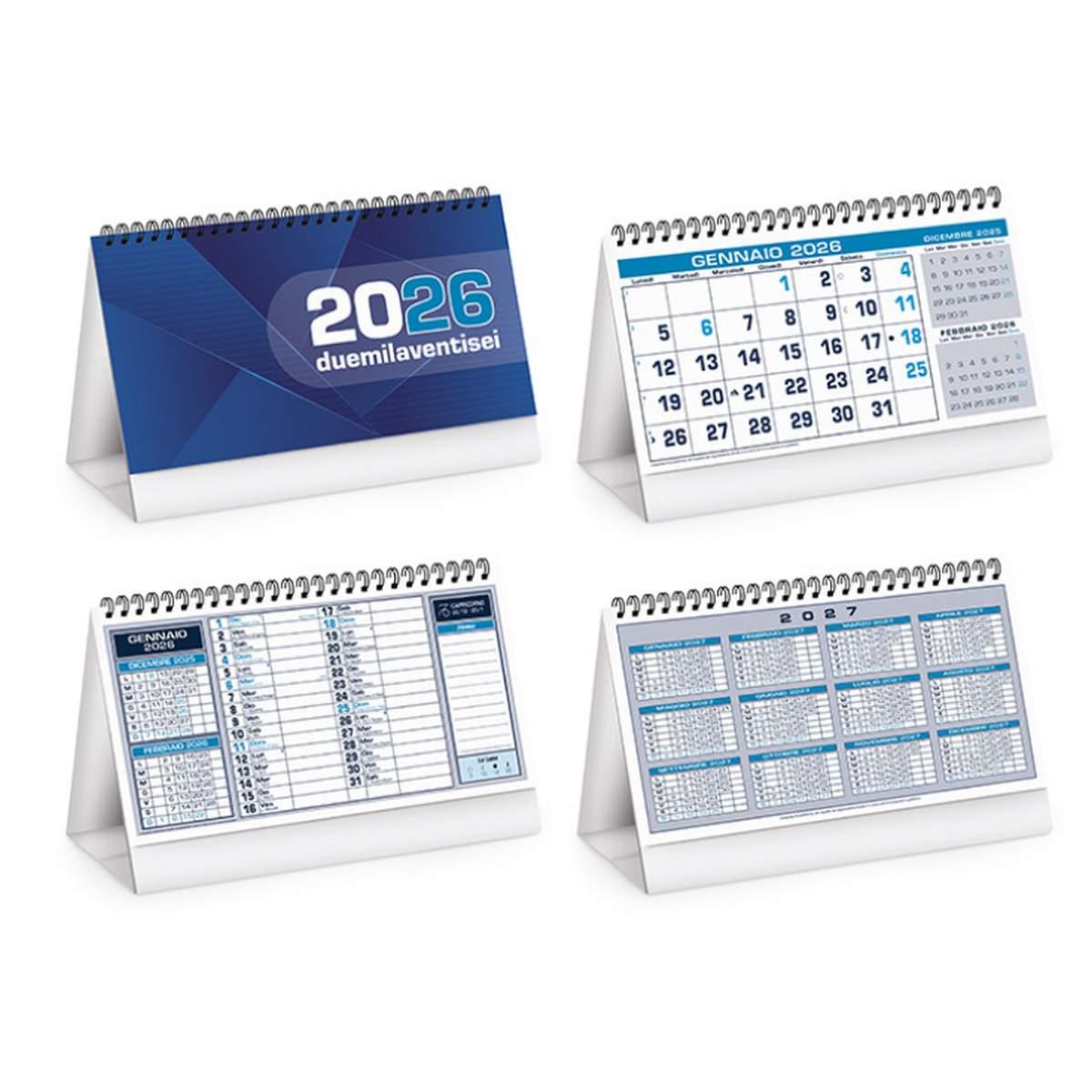 CALENDARIO DA TAVOLO C/SPIRALE.<br />