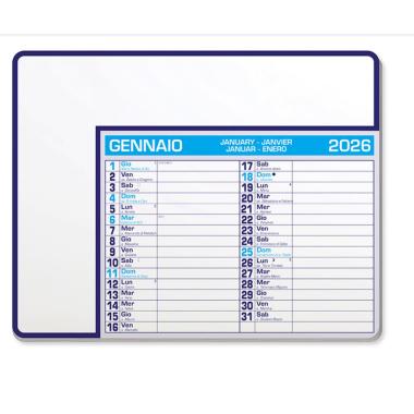 Tappetino muose c/calendario 23x18