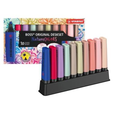 STABILO BOSS nature wildflower deskset da 10pz