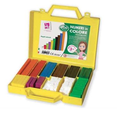 Numeri in colore pz.200 in valigetta premium