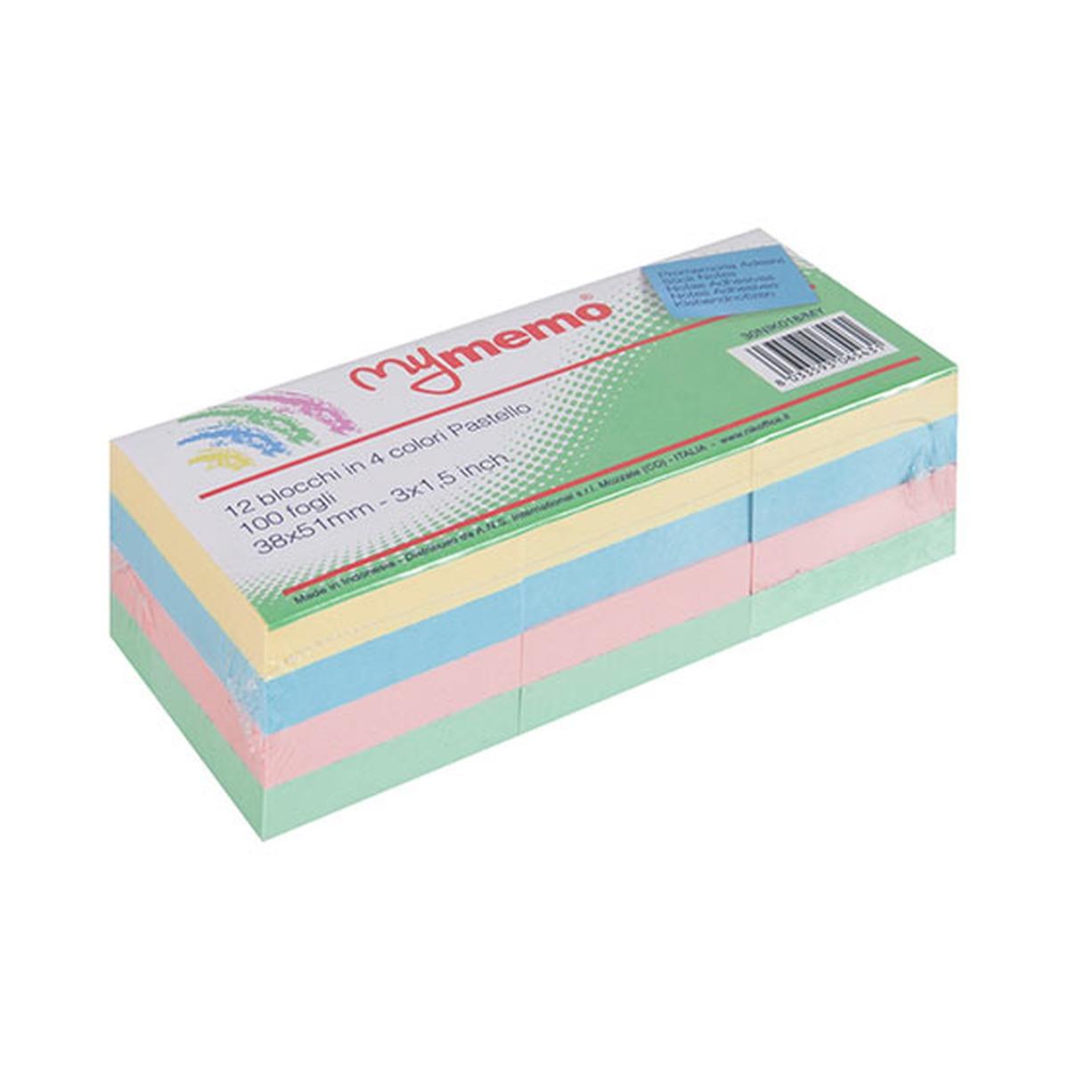 My memo 38x51 ass. pastello cf12