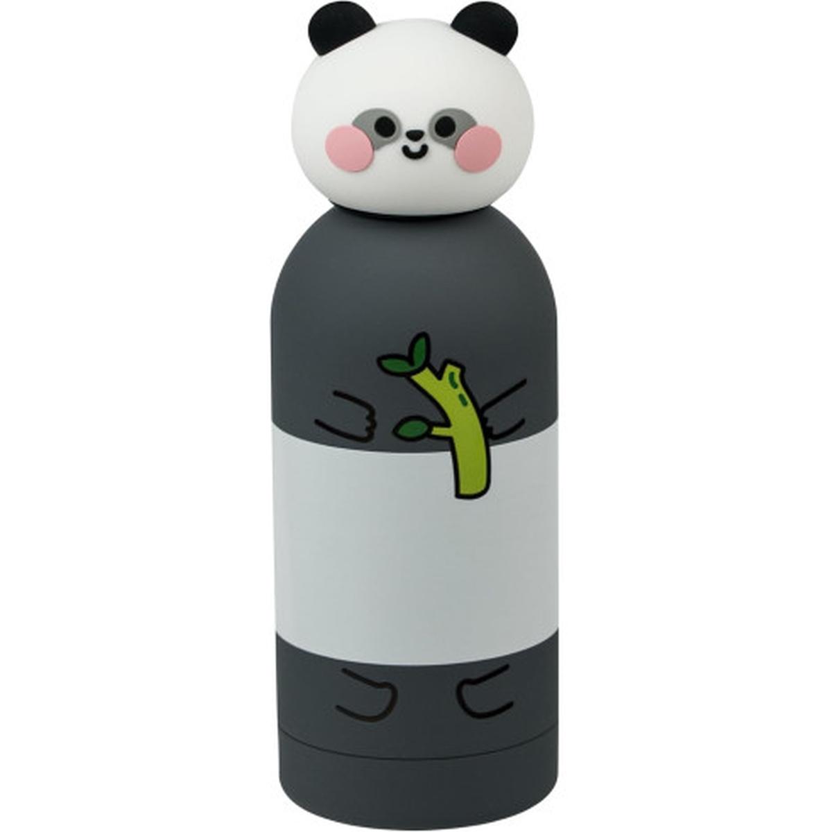 Borraccia con topper sagomato 350ml panda