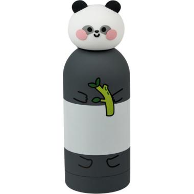 Borraccia con topper sagomato 350ml panda