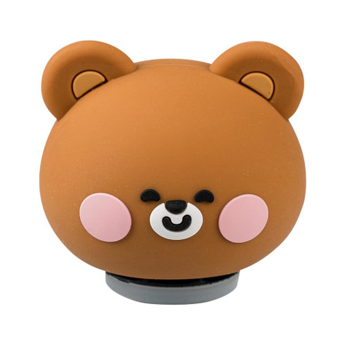 Borraccia con topper sagomato 350ml orso