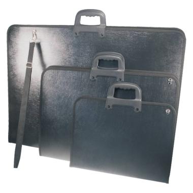 VALIGETTA PORTADISEGNO PP 53X73cm in Polipropilene con maniglie e tracolla -
