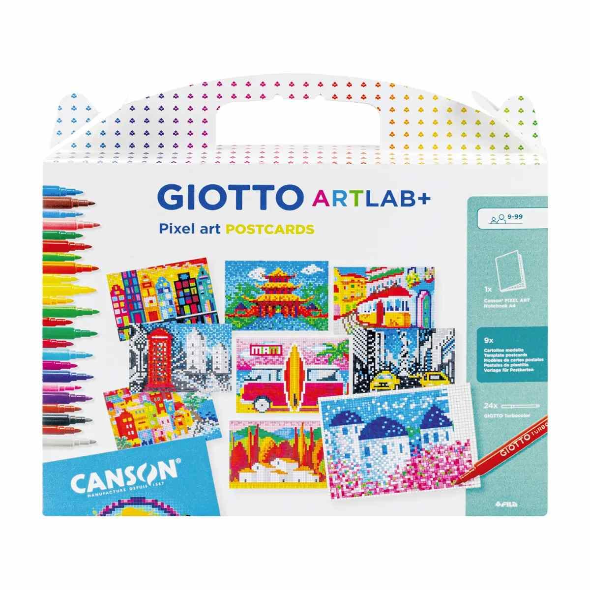 Giotto art lab pixel art