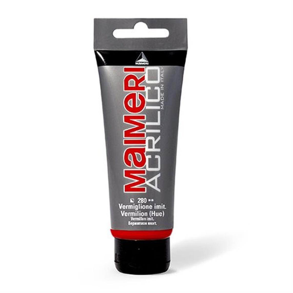 Tubo acrilico maiameri carminio 75ml