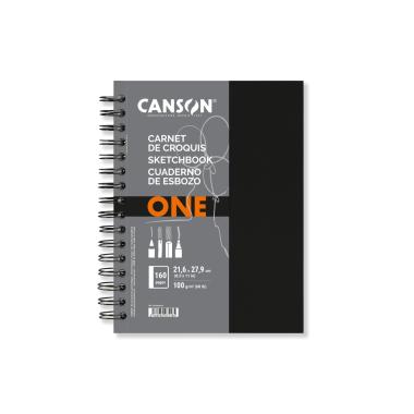 CANSON Sketchbook ONE 21x28 A4 98Fg 100Gr SPIR<br />