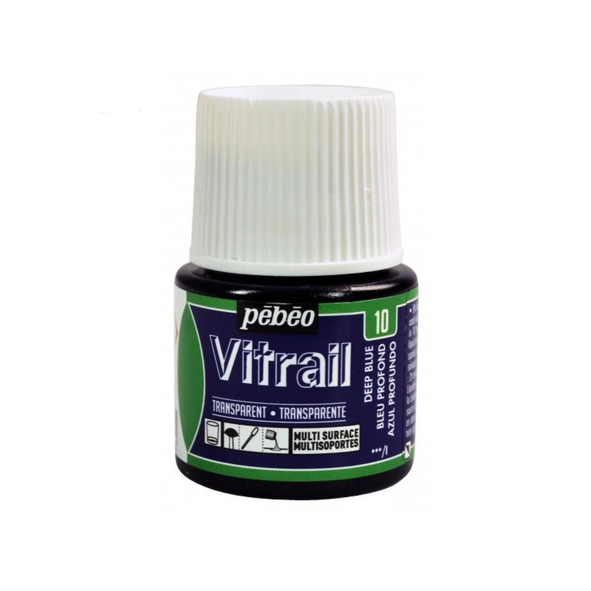 Colori per vetro vitrail 45ml blu profondo
