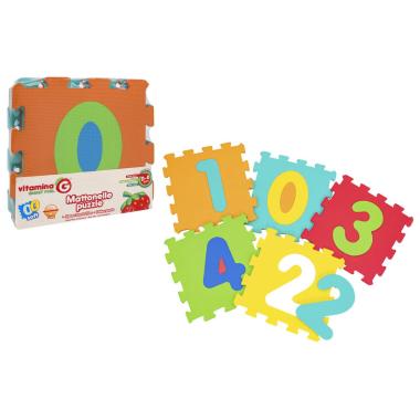 Mattonelle puzzle num 5pz 10mm 32x32 2 ass