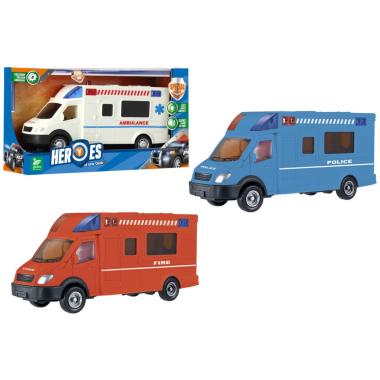 Furgone frizione polizia/ambul/pompieri l/s t-me