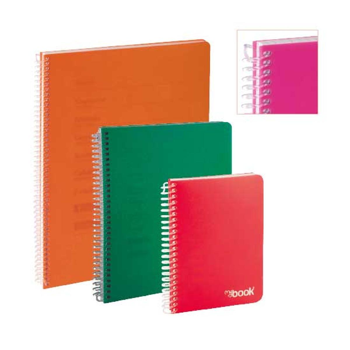 Quaderno spiralato ppl a6 80fg 1r