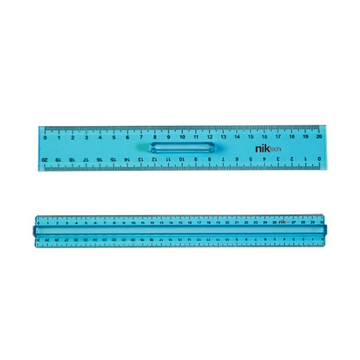 Triplodecimetro in plast. 30cm