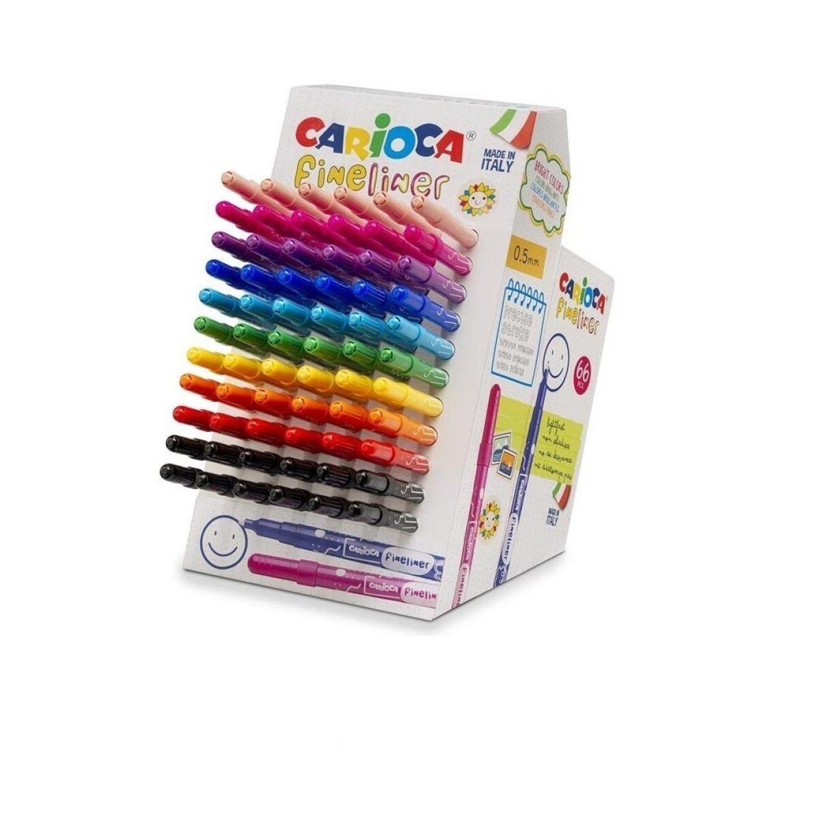 Carioca esp fineliner 66pz pennarelli